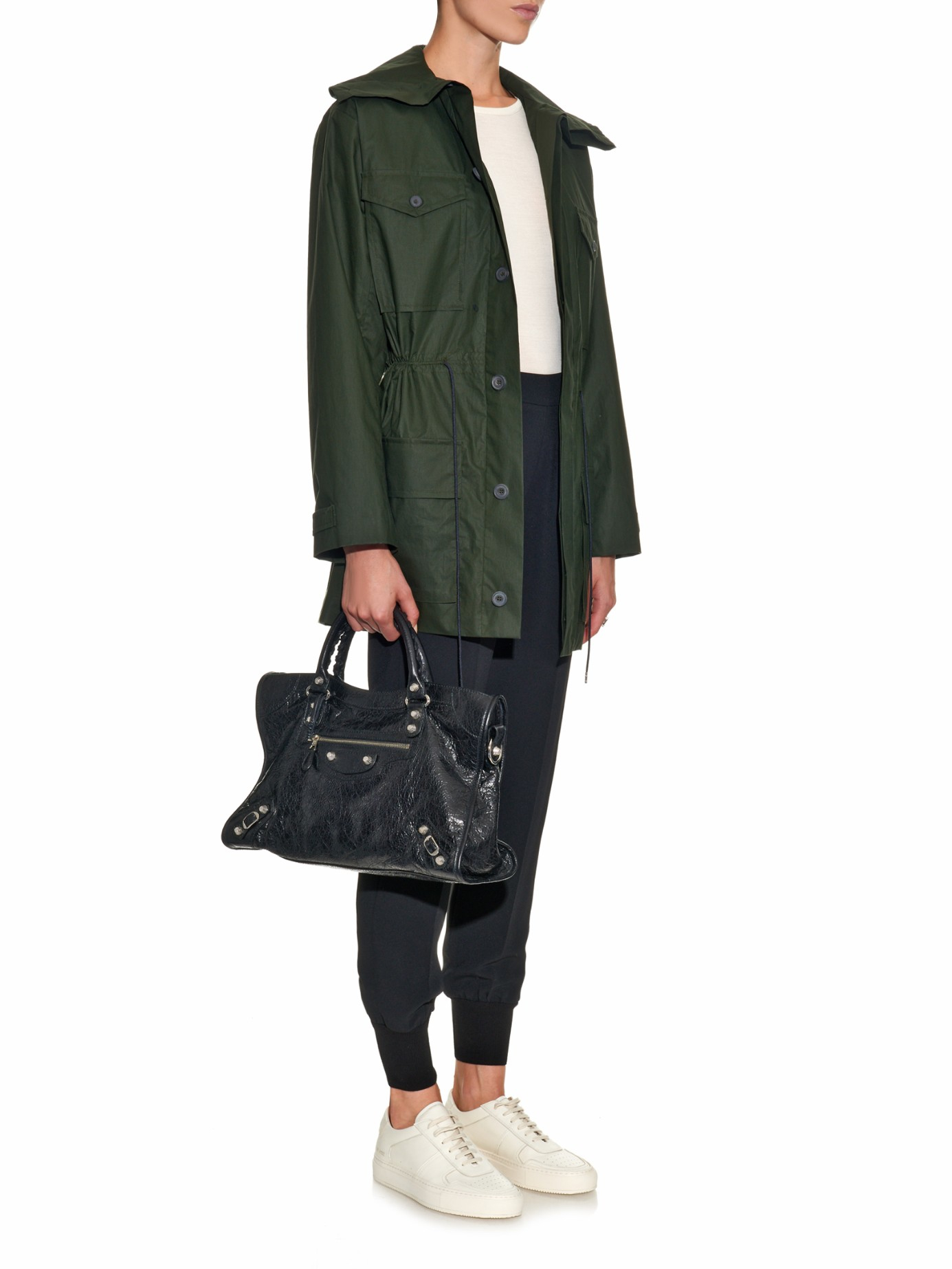 woman by common projects bball low