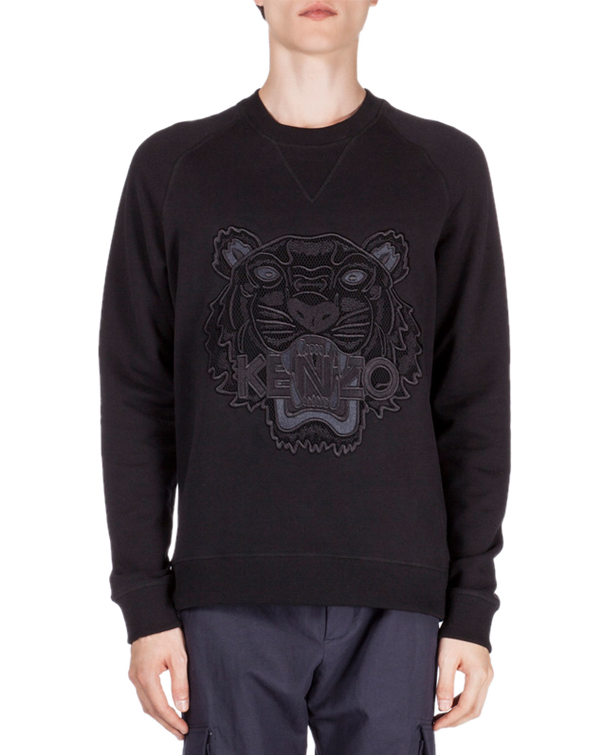 kenzo jumper all black