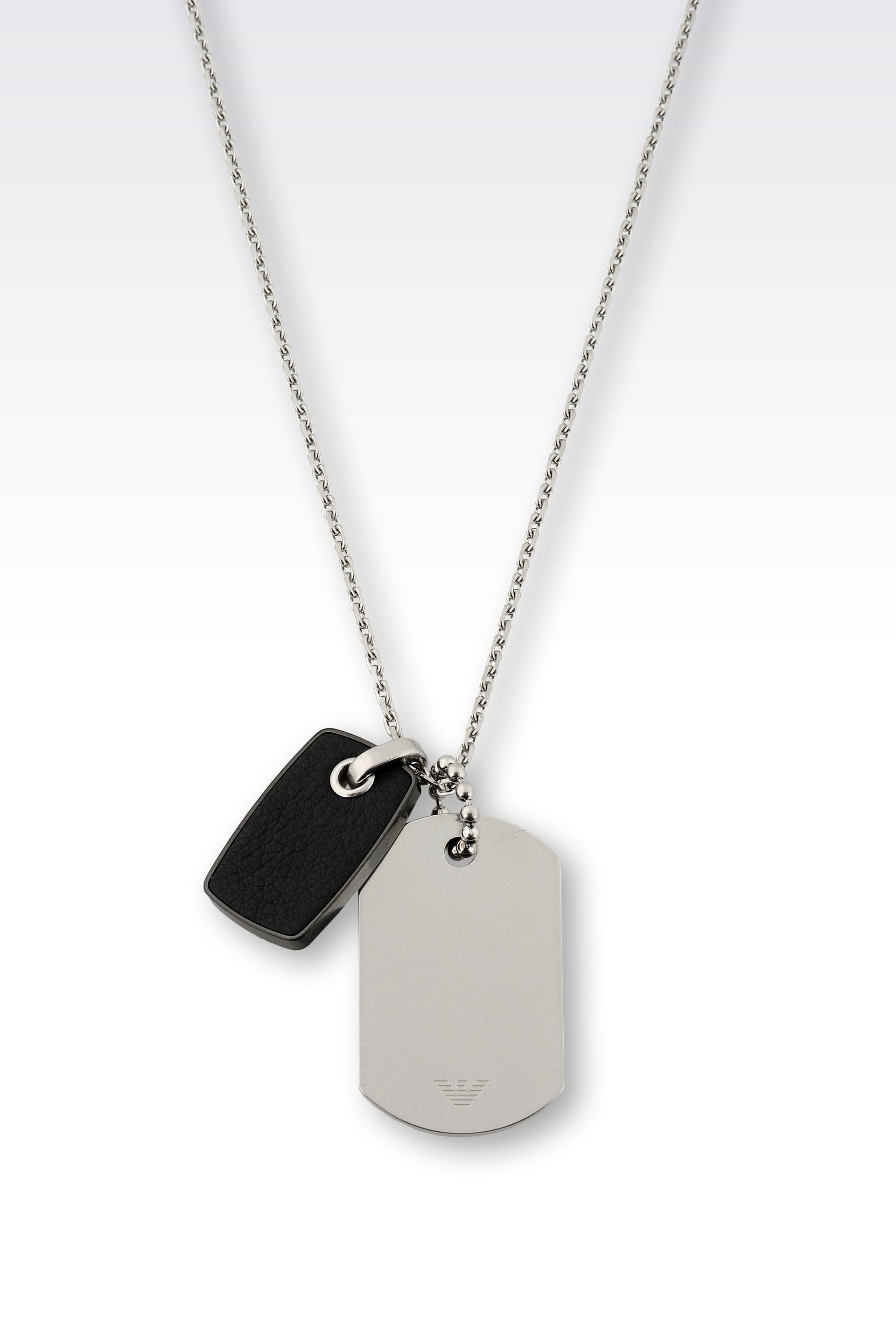 Emporio armani Necklace in Silver for Men Lyst