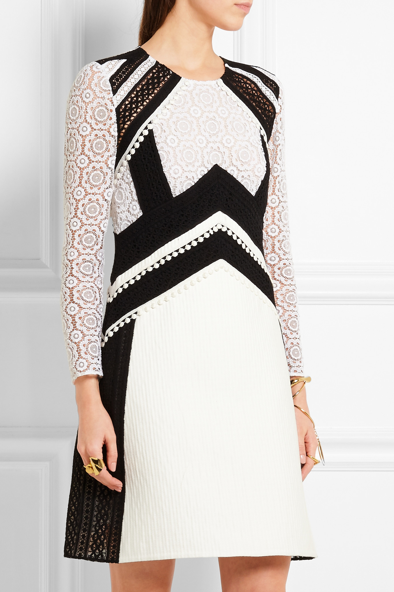 burberry black lace dress