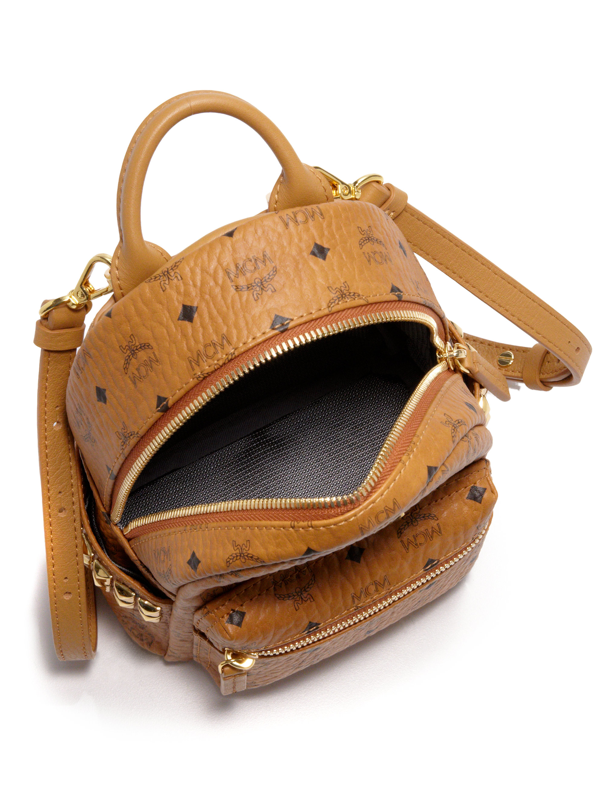Mcm X Mini Backpack Cognac IUCN Water