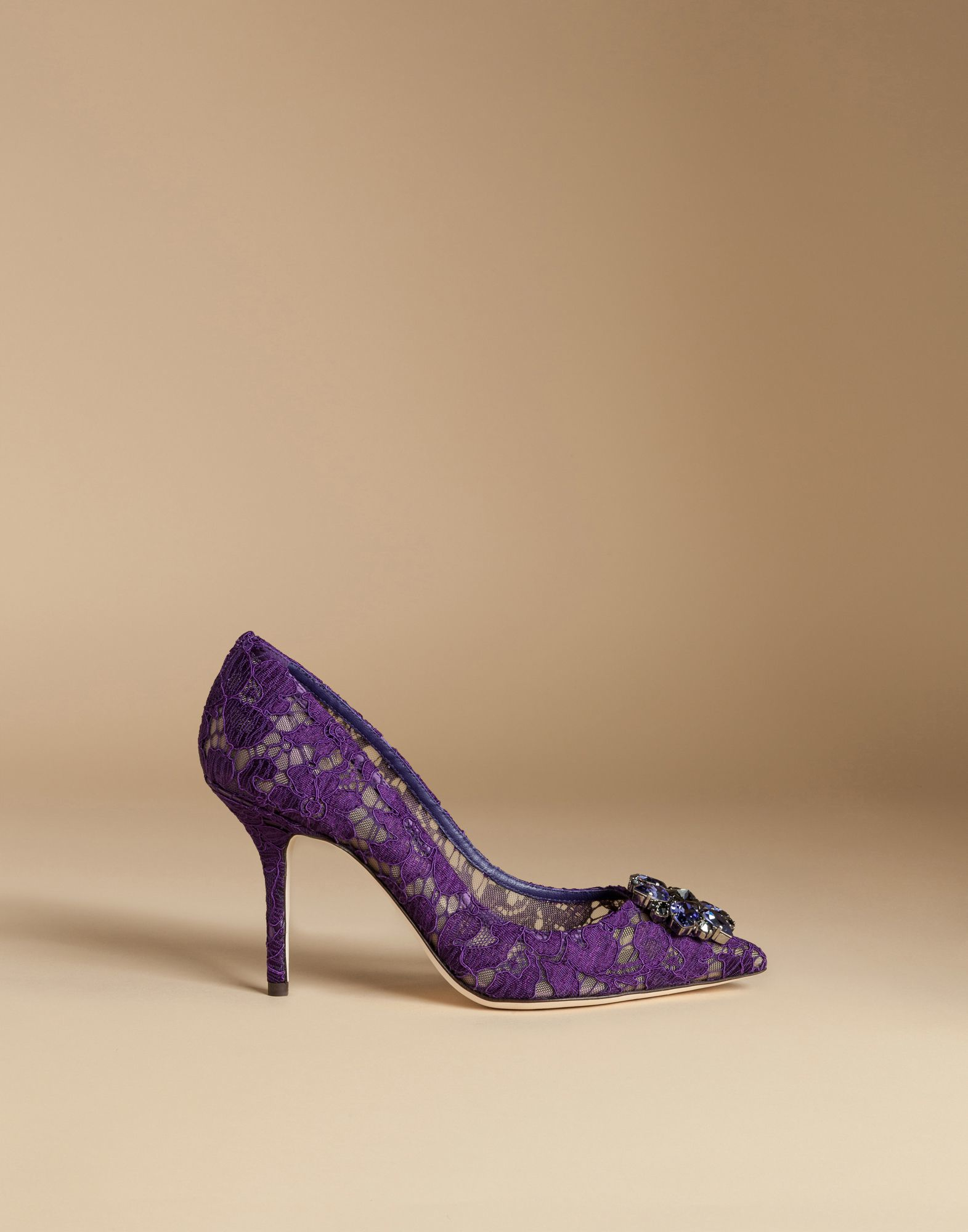 dolce and gabbana purple shoes