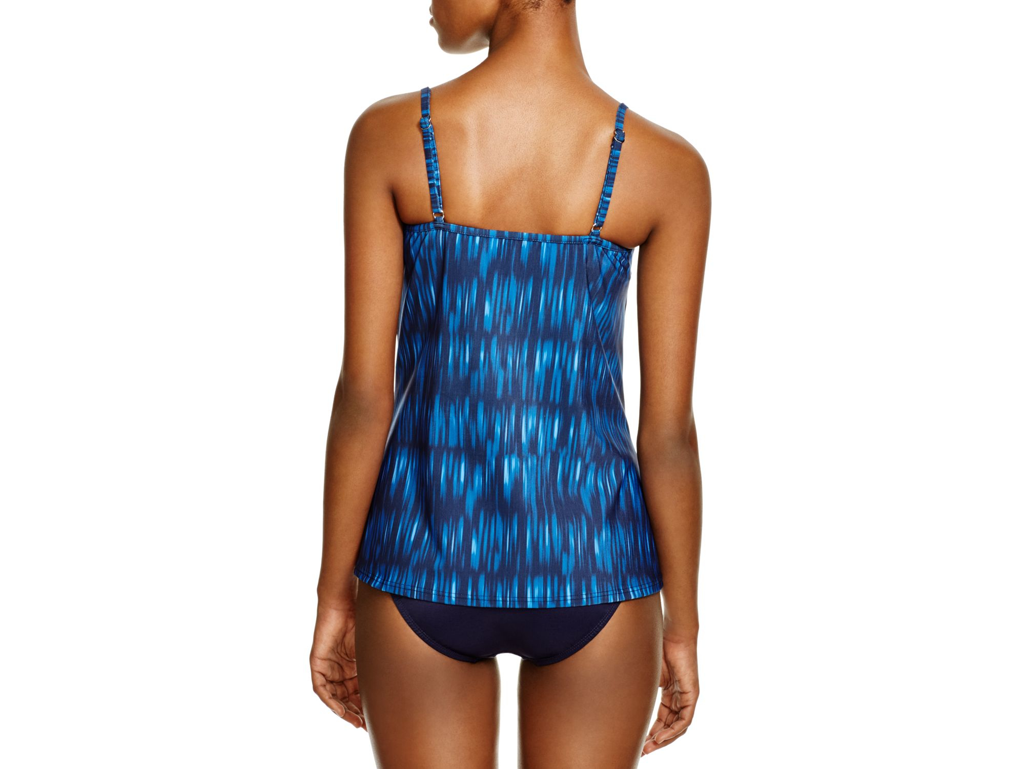Miraclesuit Womens Indigo-Go Jubilee Tankini Top