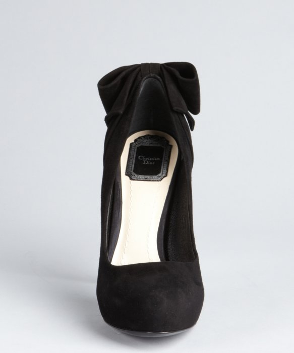 dior heels with ribbon