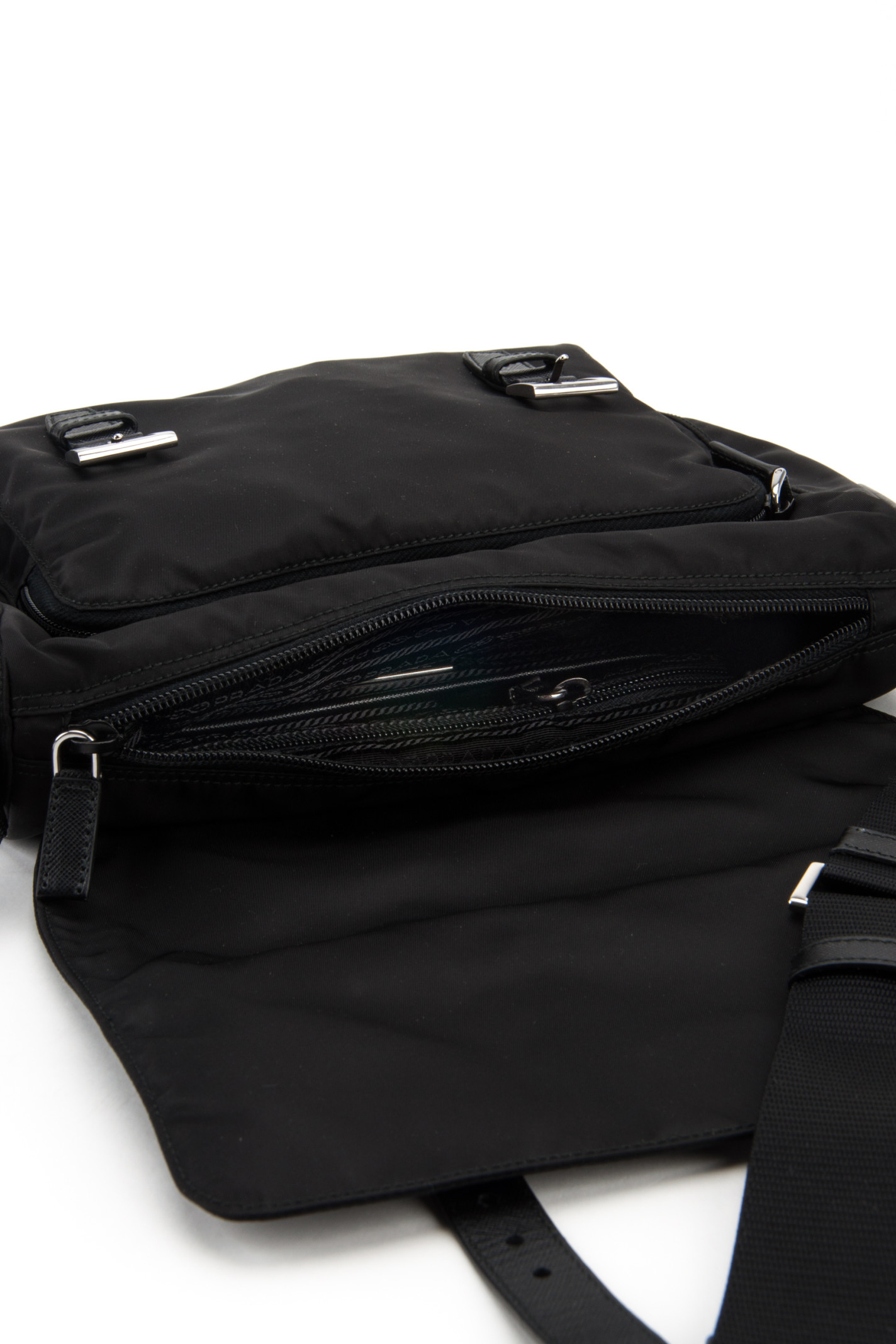 Prada Borsa Pattina Vela in Black (NERO) | Lyst  