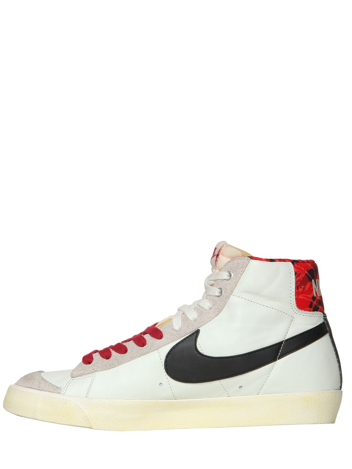 Nike Blazer Mid 77 Premium Vintage Sneakers In White Lyst Nike Blazer Mid 77 Premium Vintage Sneakers In White Lyst