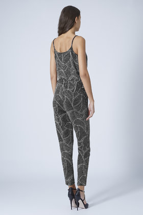 topshop silver jumpsuit