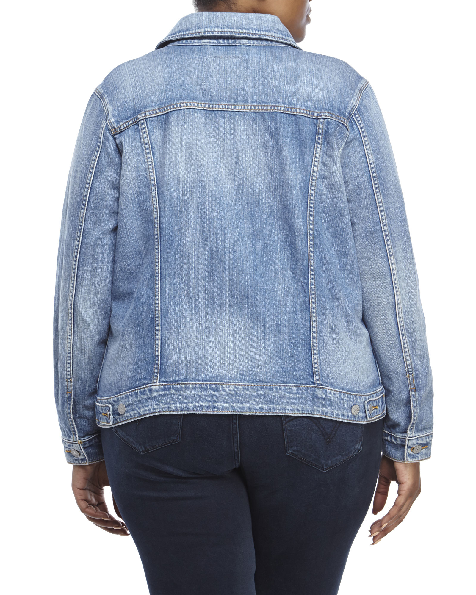 levi jean jacket plus size