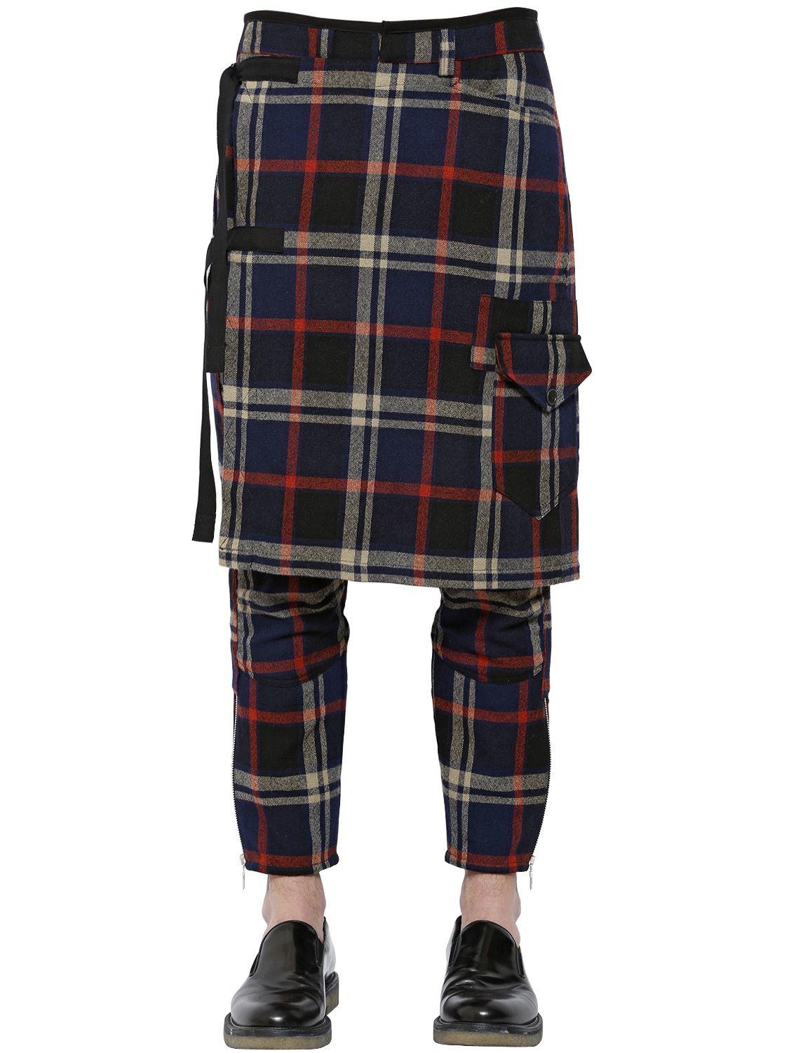dries van noten plaid pants