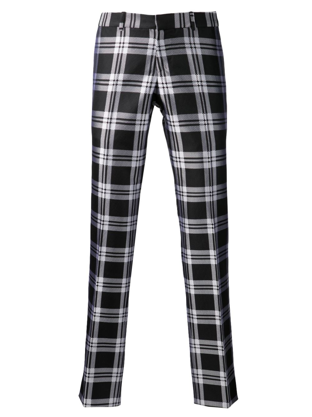black and white plaid pants mens