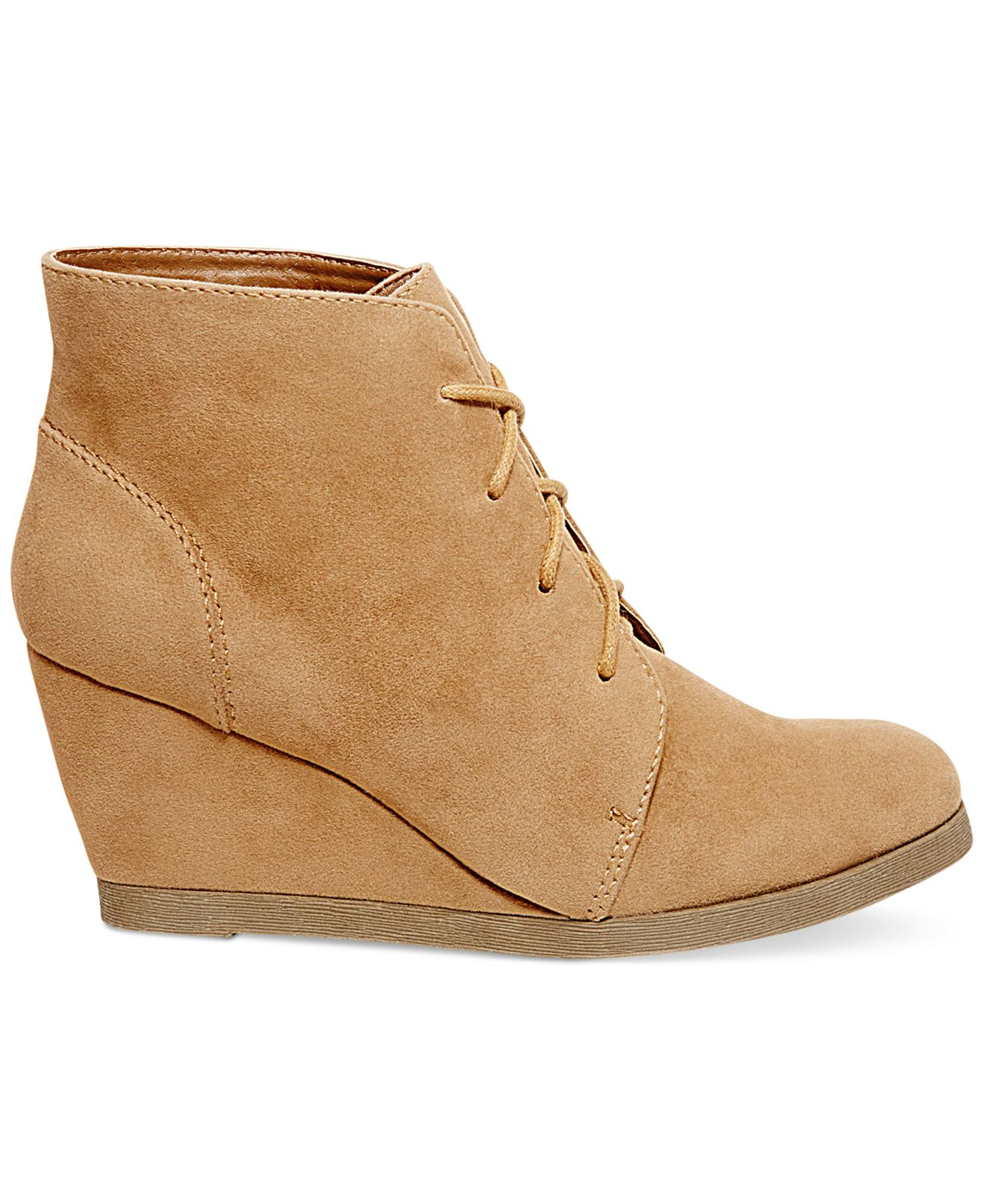 madden girl wedge booties