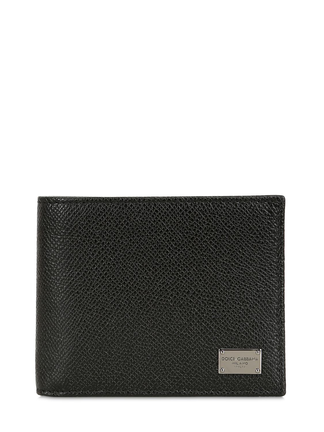 Lyst Dolce & Gabbana Dauphine Leather Classic Wallet in Black for Men