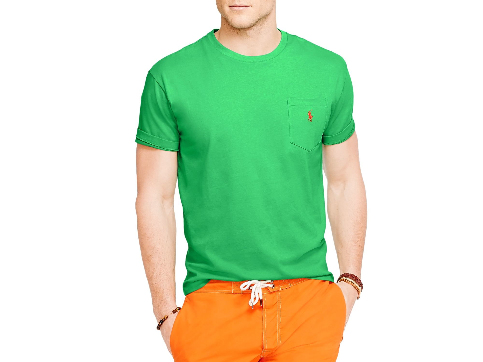 polo ralph lauren green t shirt