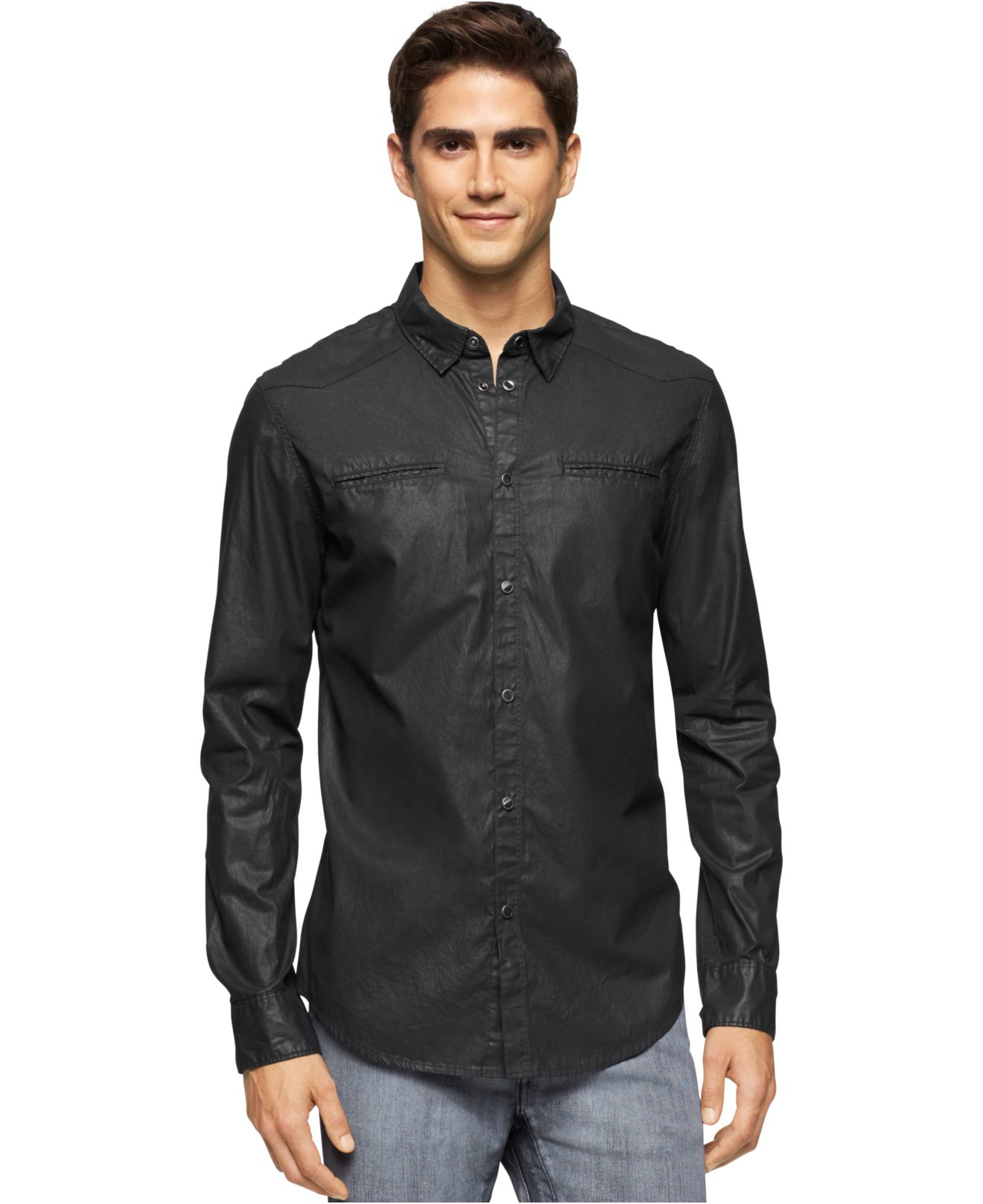 calvin klein jeans black shirt