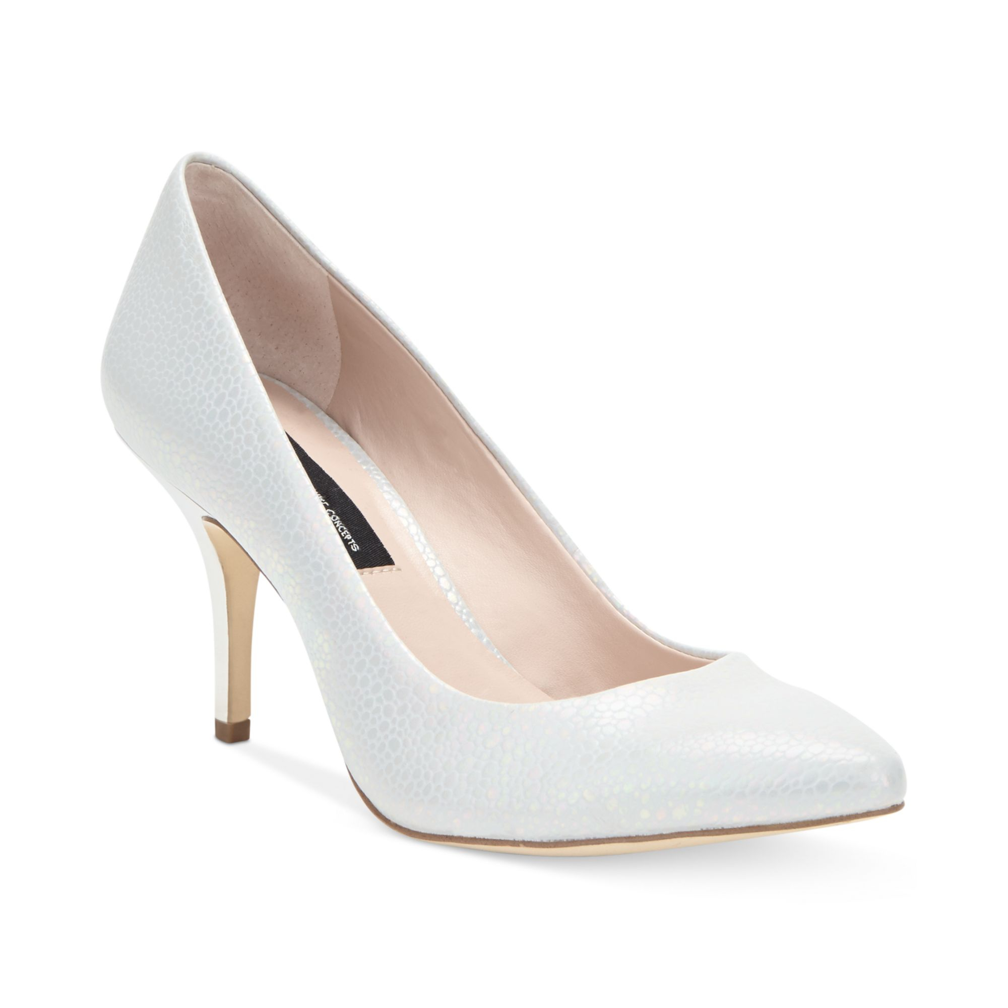 Inc international concepts Womens Zitah Pumps in White | Lyst