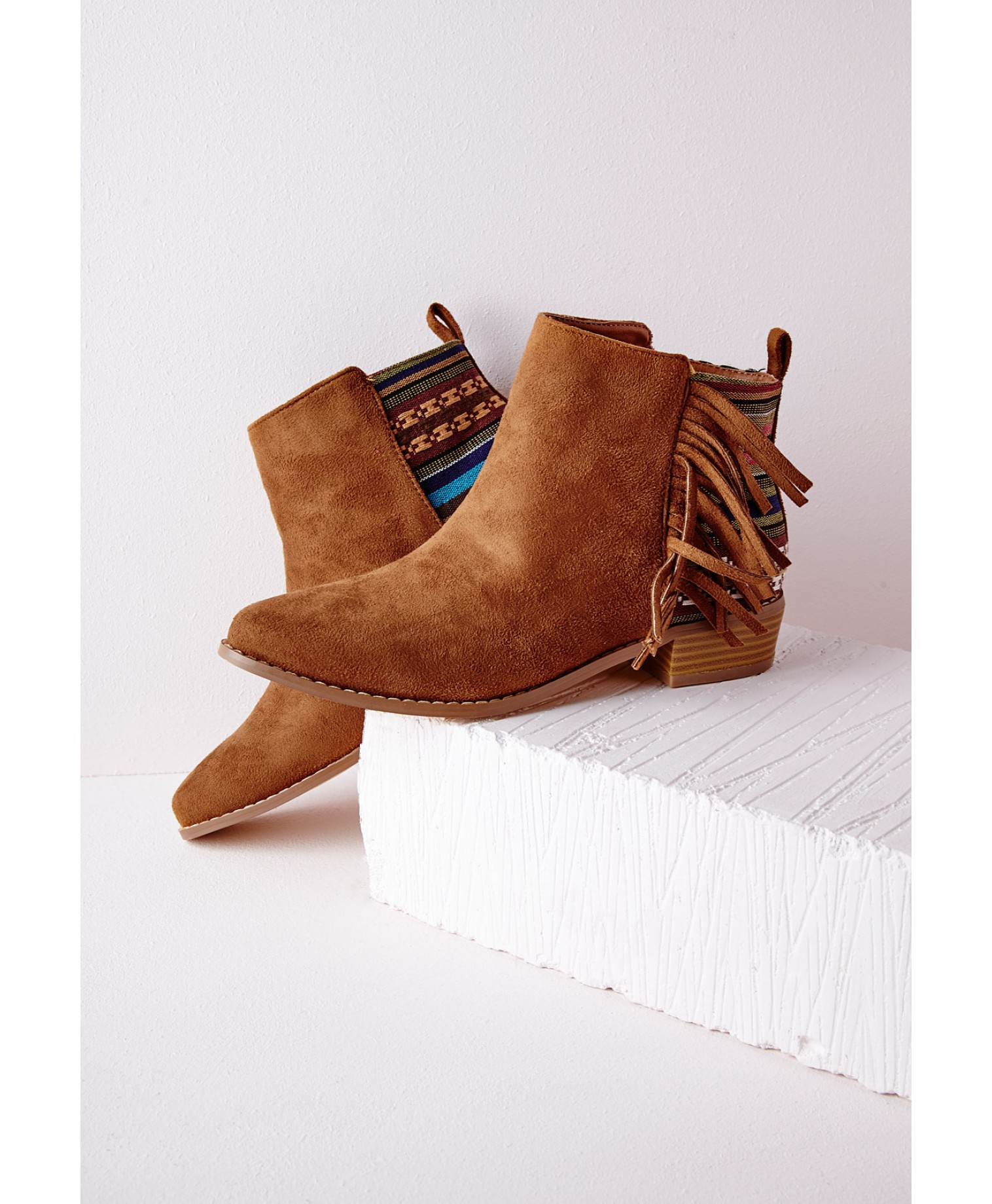 tassel ankle boots