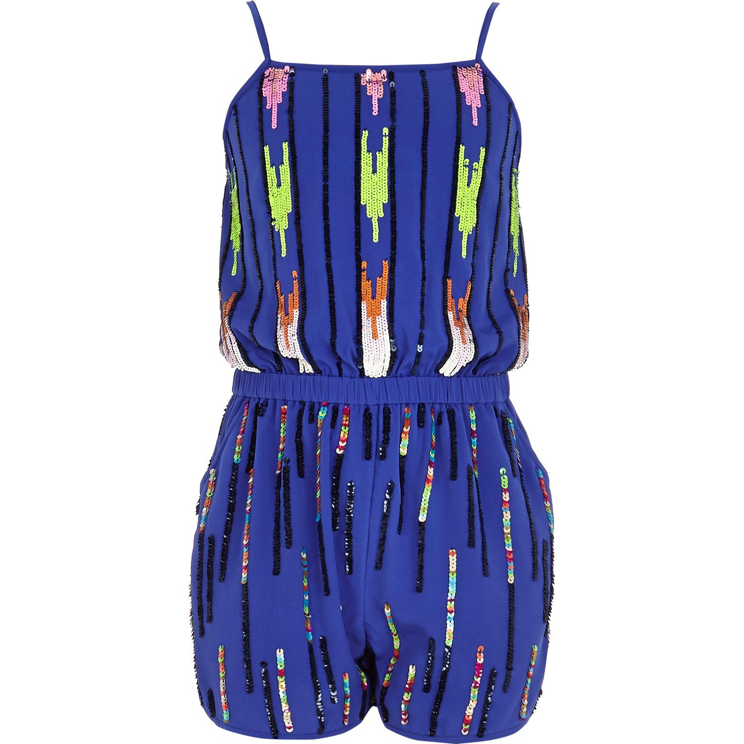 girls sparkly playsuit