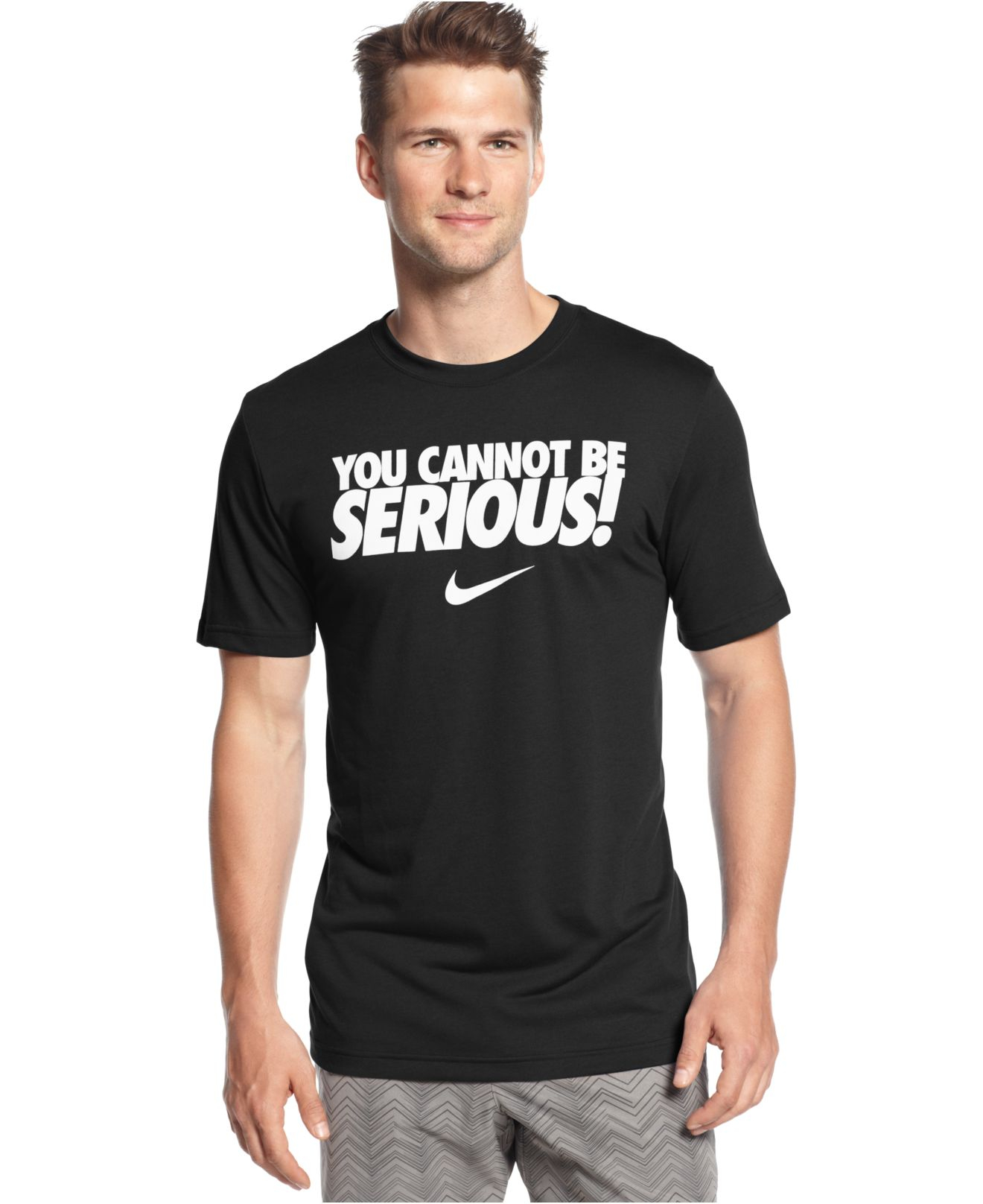 Nike You Cannot Be Serious Tshirt in Black for Men | Lyst