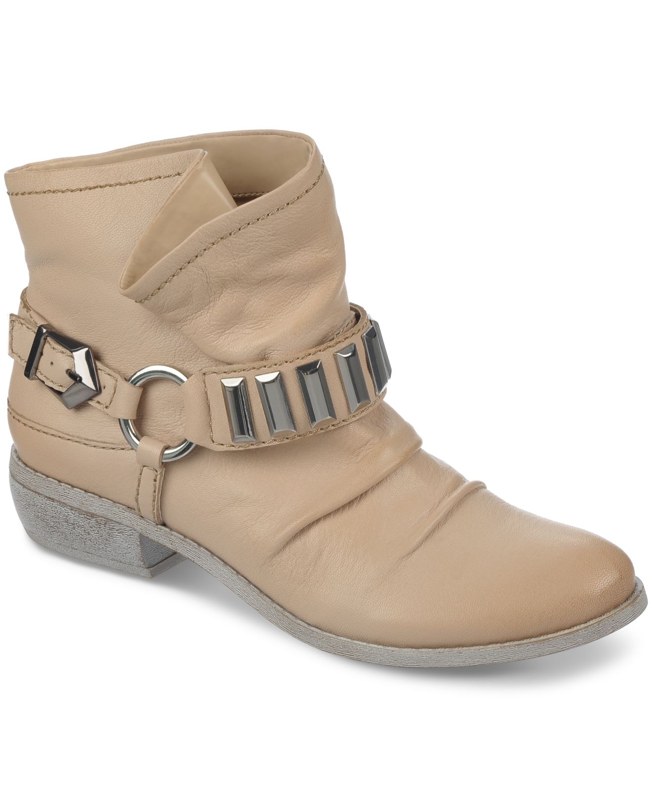 margo patent leather booties