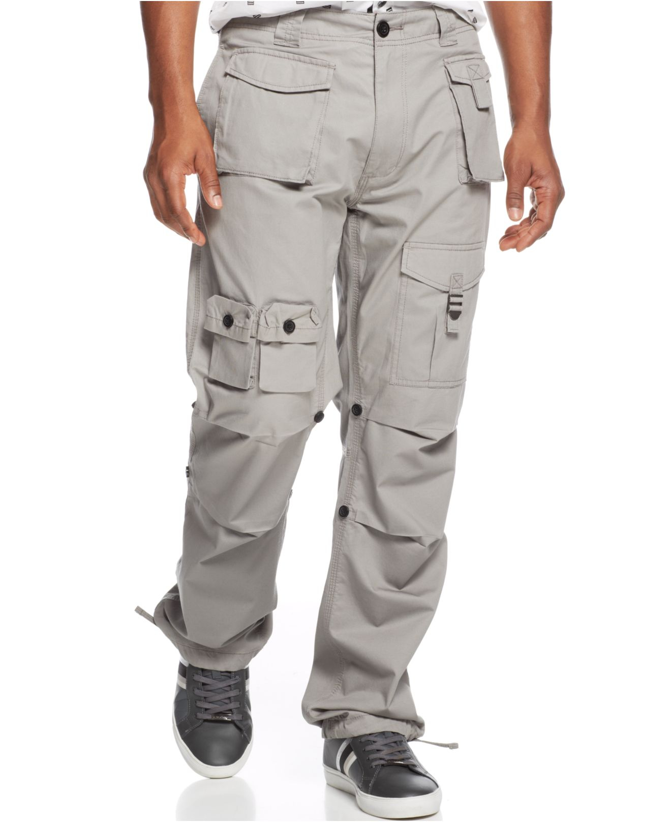 Sean John Bedford Flight Cargo Pants in Gray for Men | Lyst