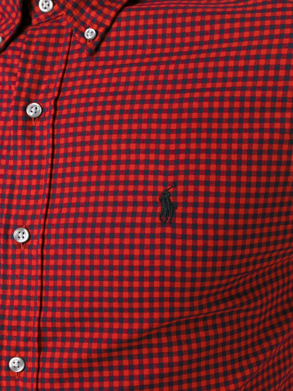 Polo Ralph Lauren Checked Shirt in Red for Men | Lyst