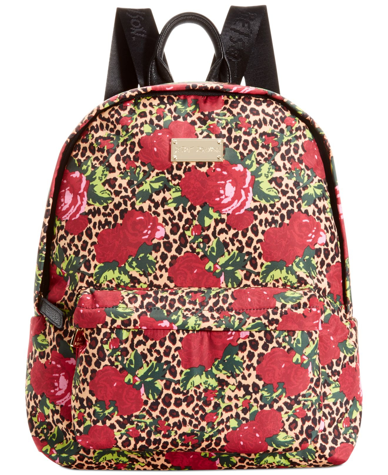 Betsey Johnson Nylon Backpack in Red Floral (Red) Lyst