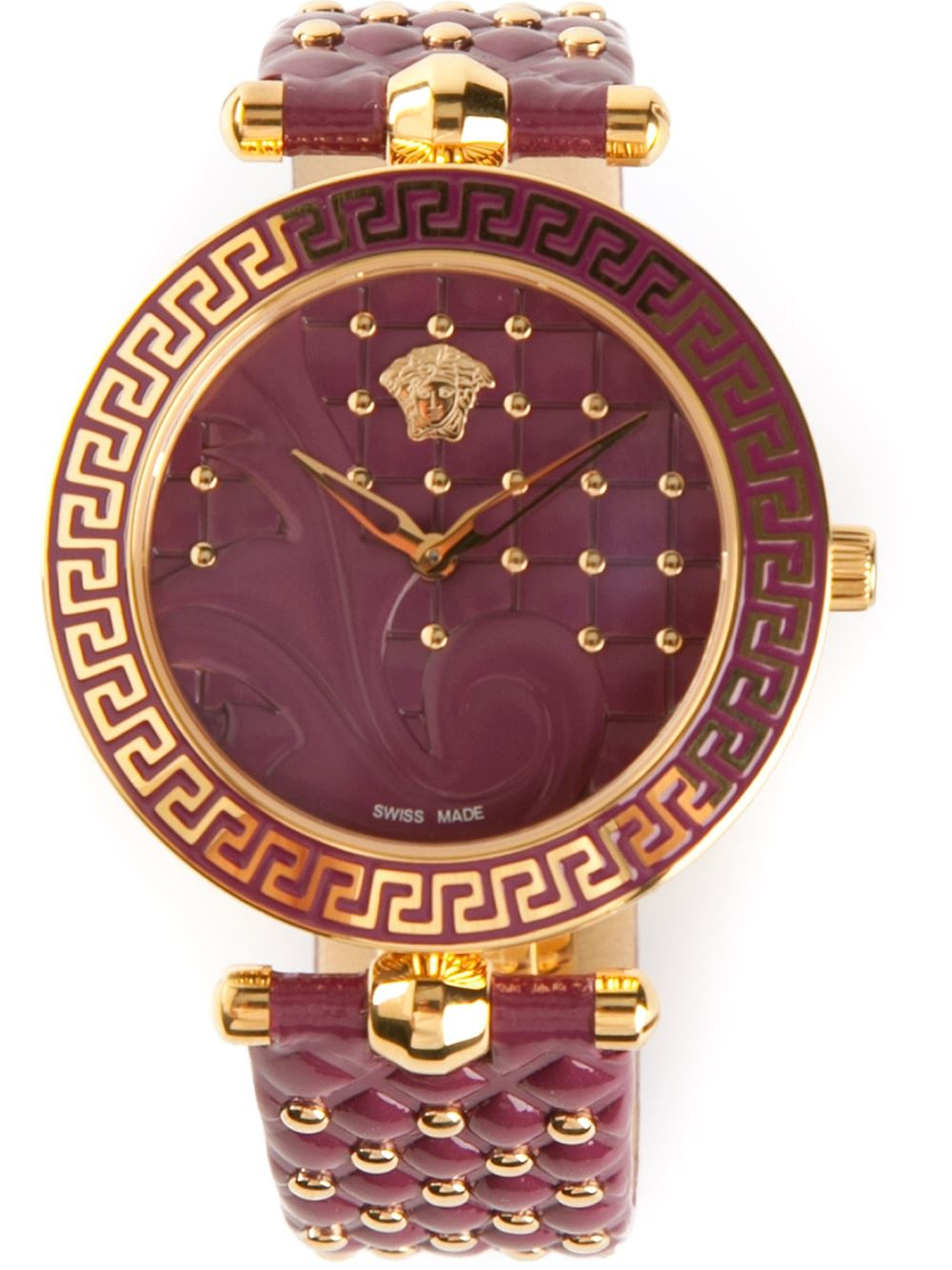 Versace Medusa Watch in Purple (pink & purple) Lyst