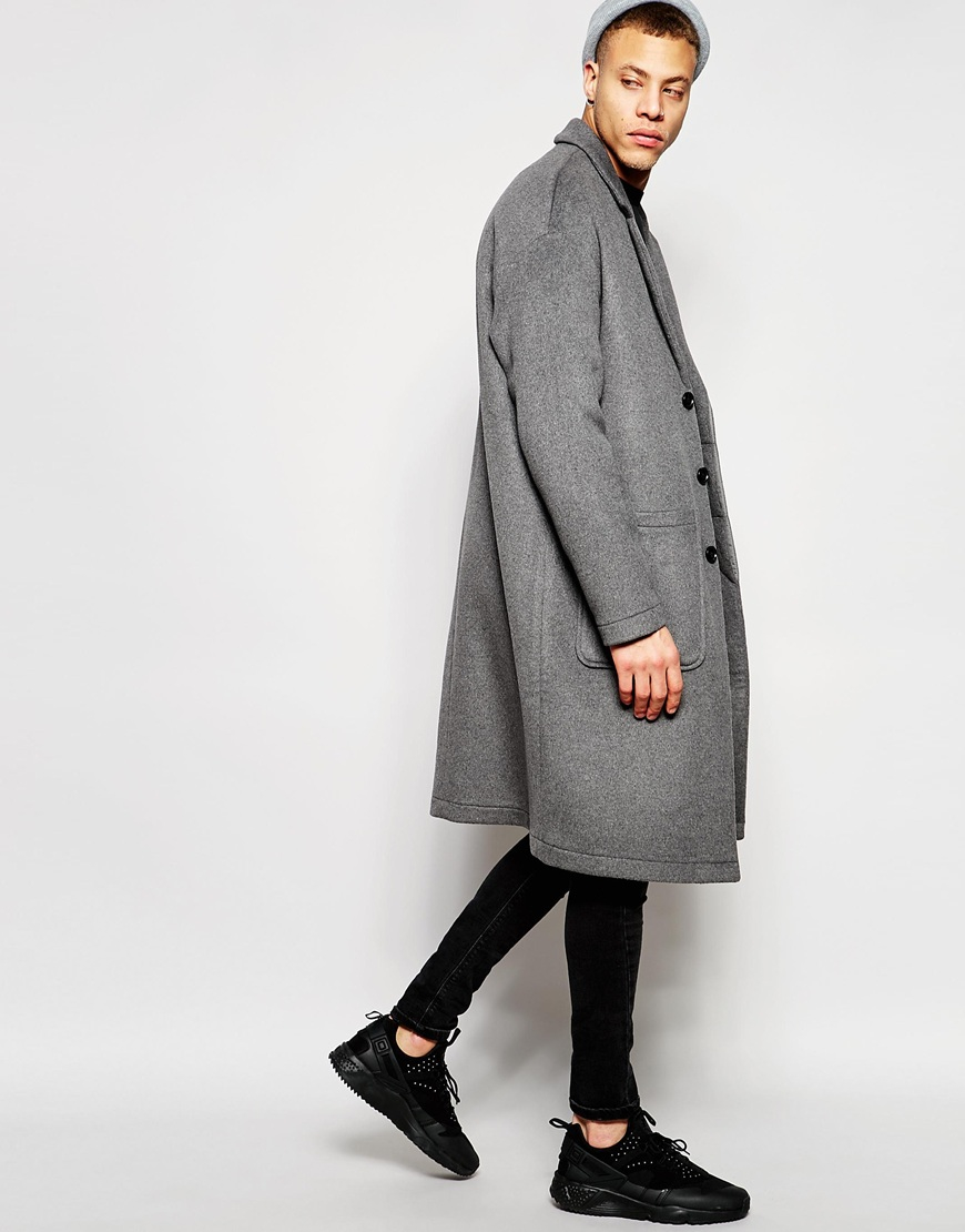 gray overcoat