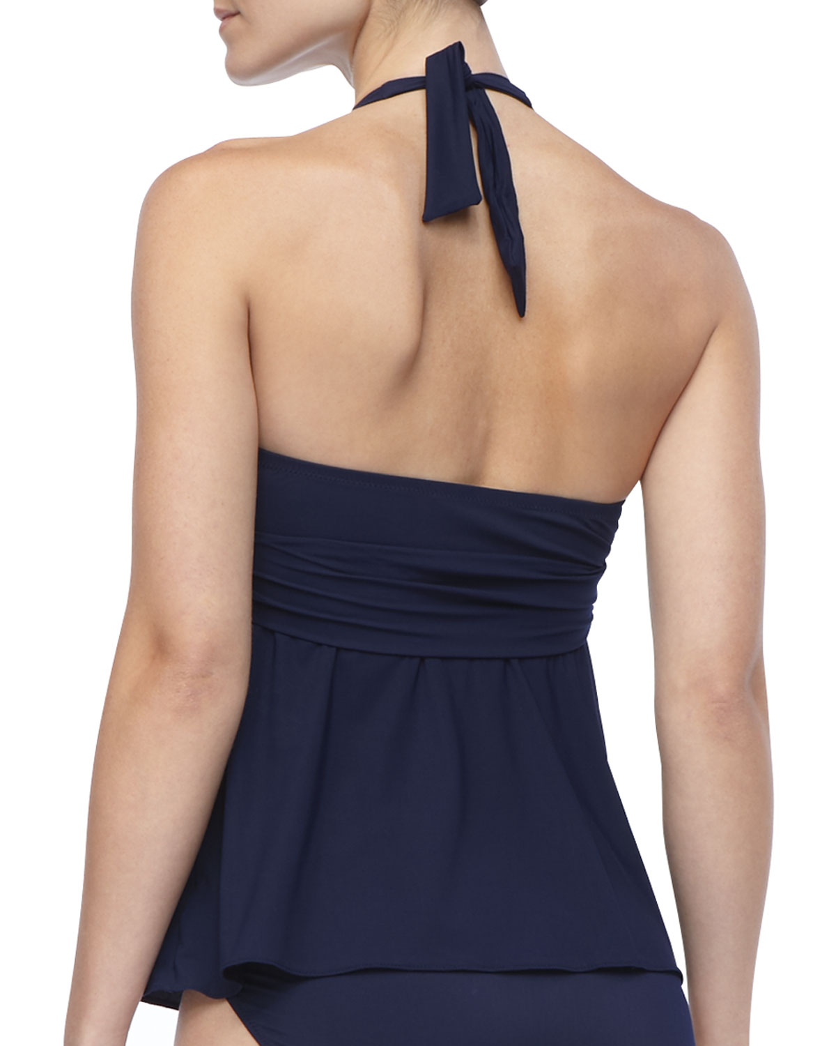 Gottex Solidcolor Tankini Top Dark Navy 36 in Blue (navy) Lyst