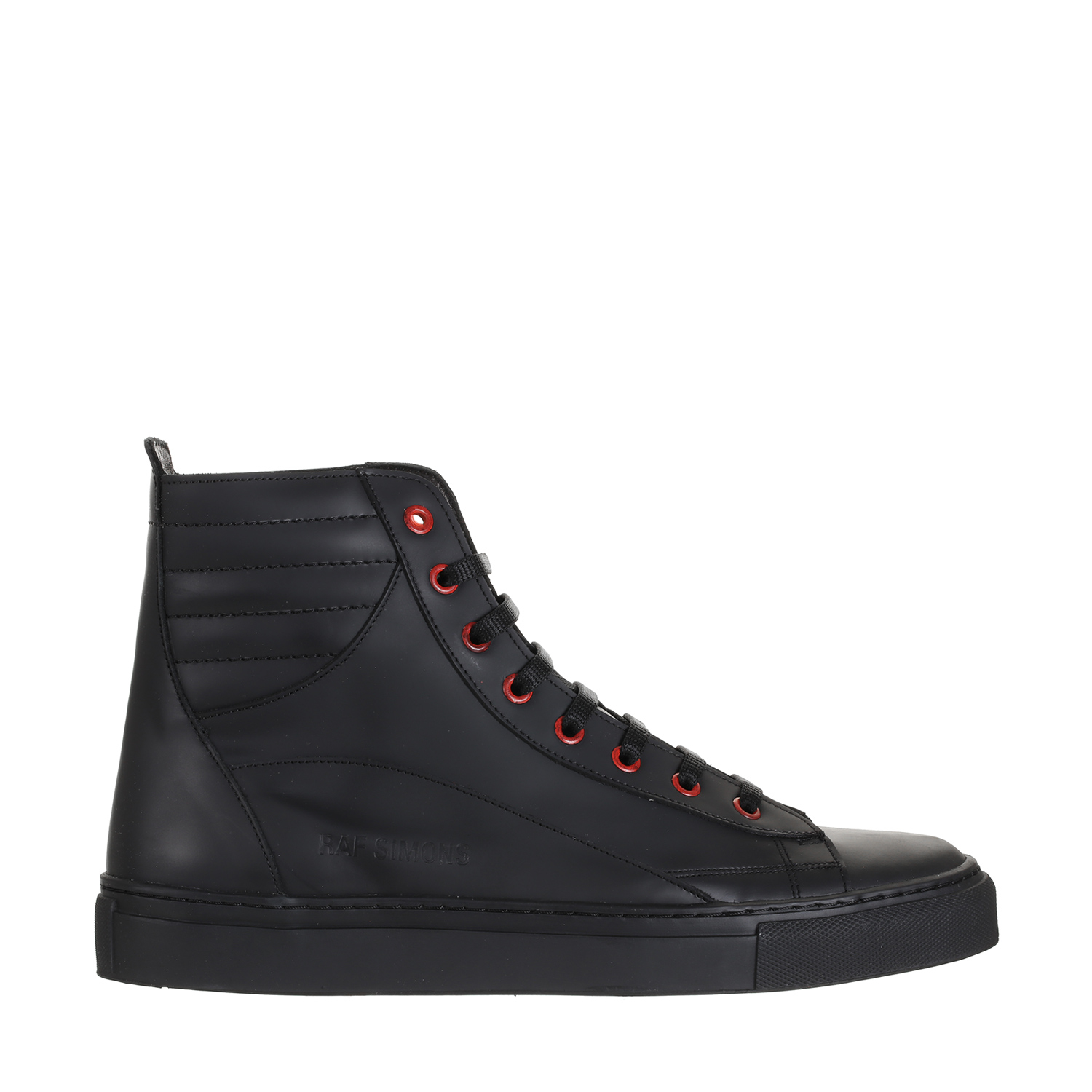 raf simons shoes uk raf simons black leather hi top sneakers in black for lyst raf simons shoes uk raf simons black leather hi top sneakers in black for lyst