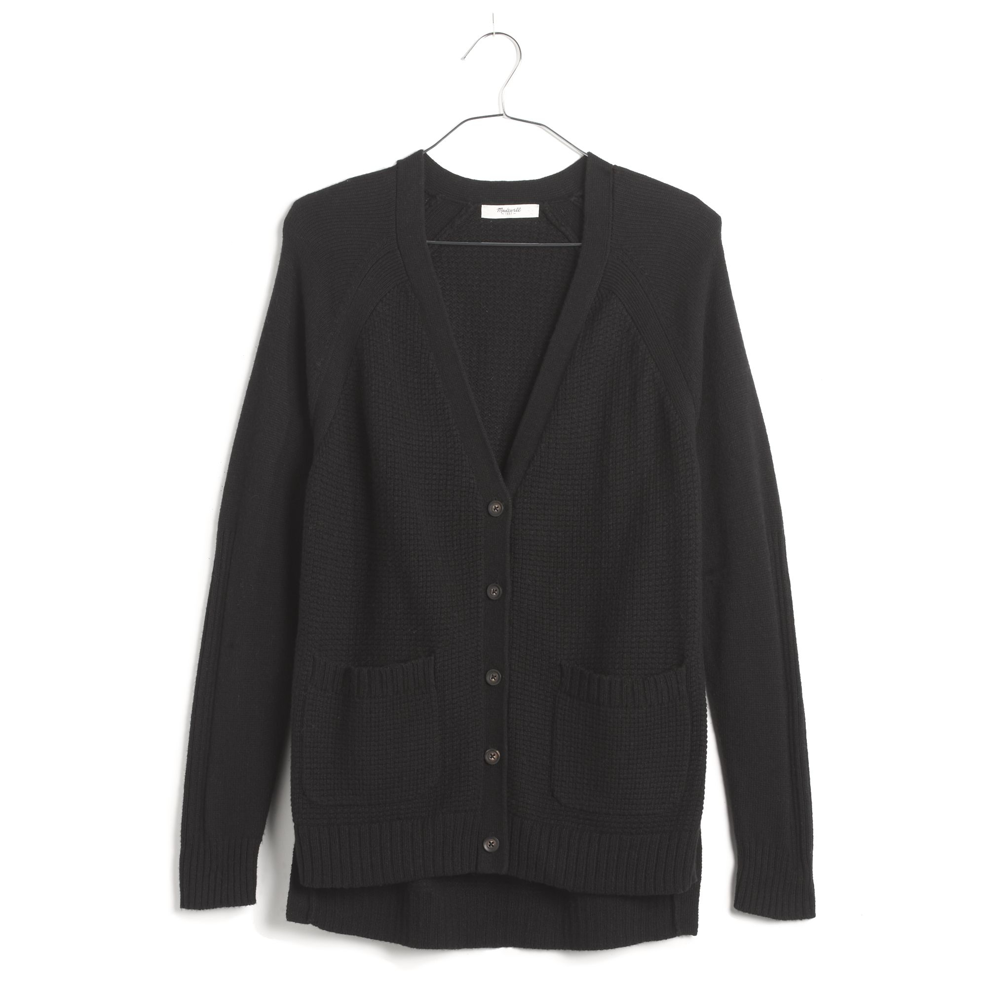 madewell black cardigan