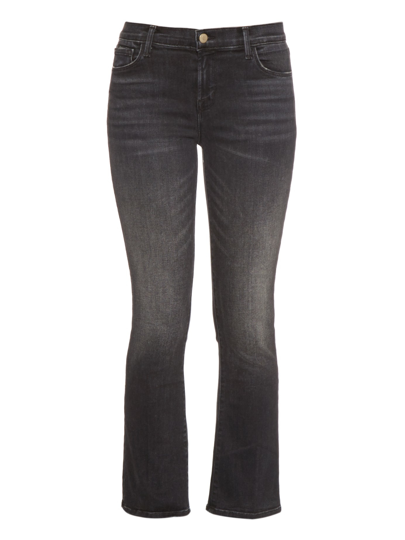 womens gray bootcut jeans