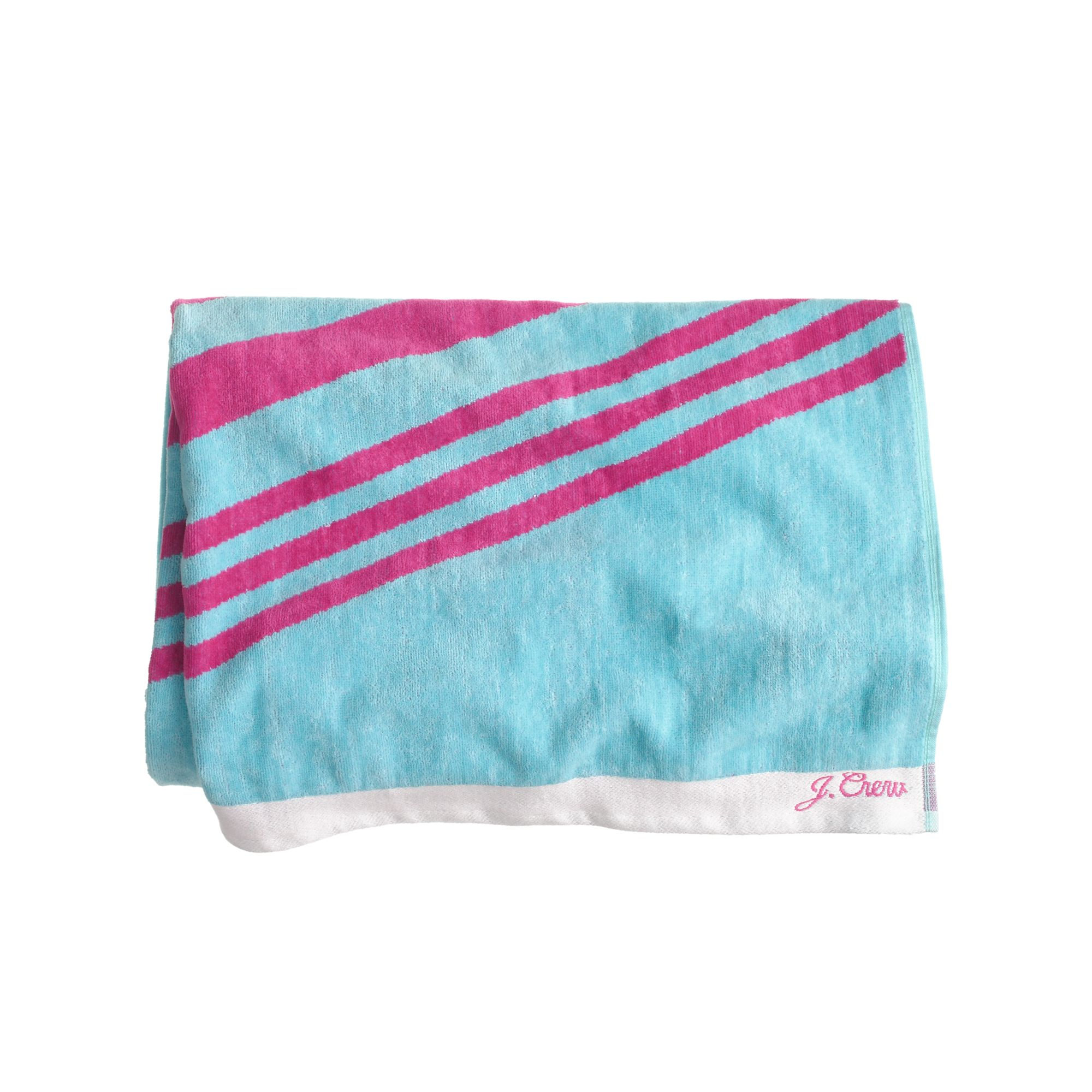 J.Crew Beach Towel in Blue Lyst
