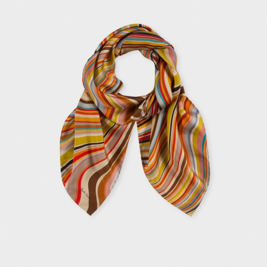 Paul Smith Striped Scarf for Men Lyst