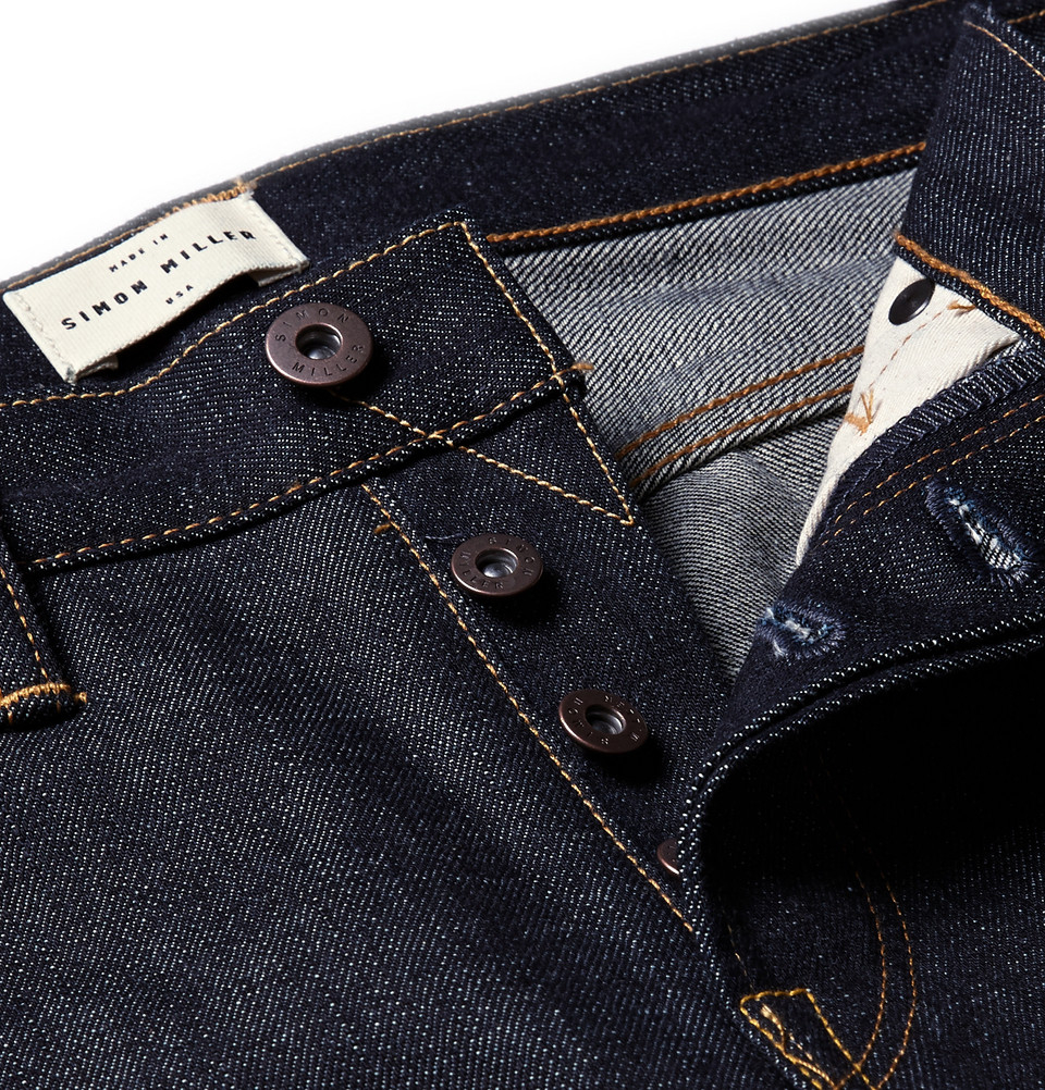 Simon Miller M001 Indio Dry Selvedge Jeans in Blue for Men - Lyst