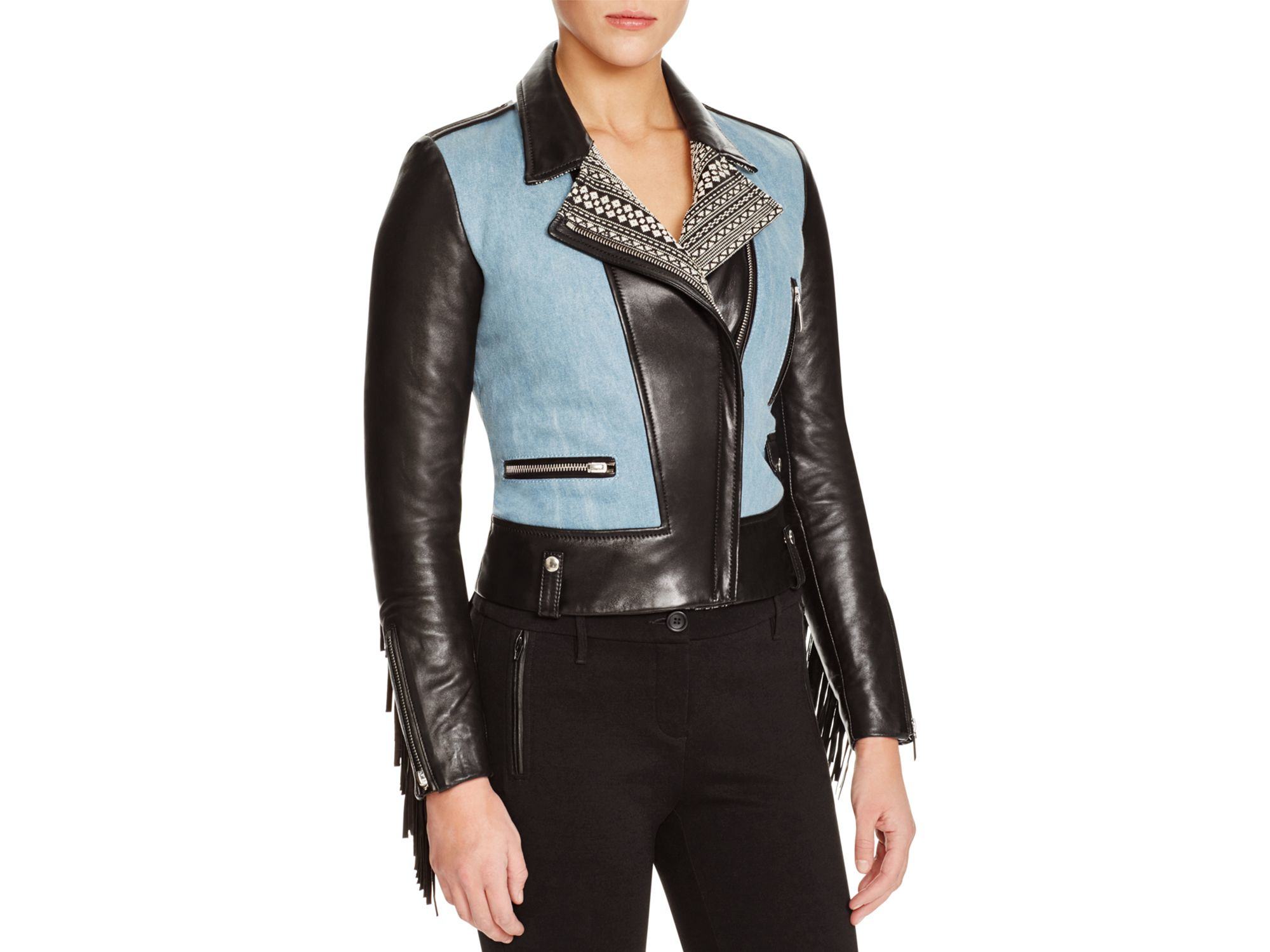 barbara bui leather jacket