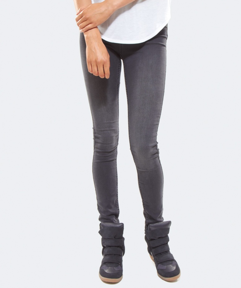 2nd Day Jolie Jeans in Grey (Gray) - Lyst
