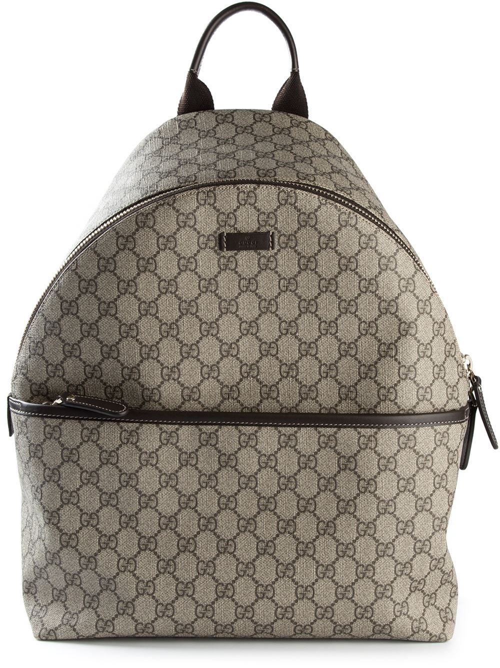 Gucci Signature Monogram Backpack in Natural - Lyst