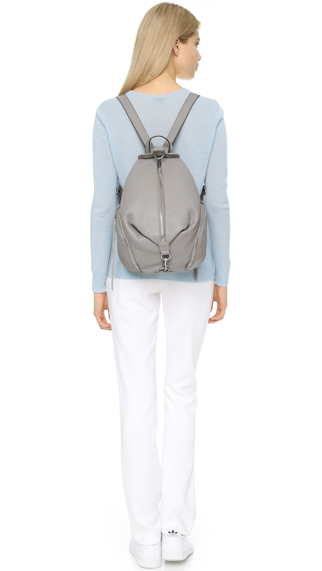 rebecca minkoff julian backpack grey