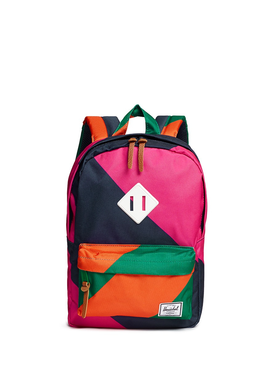 Herschel supply co. 'heritage' Colourblock Print Kids Backpack Lyst