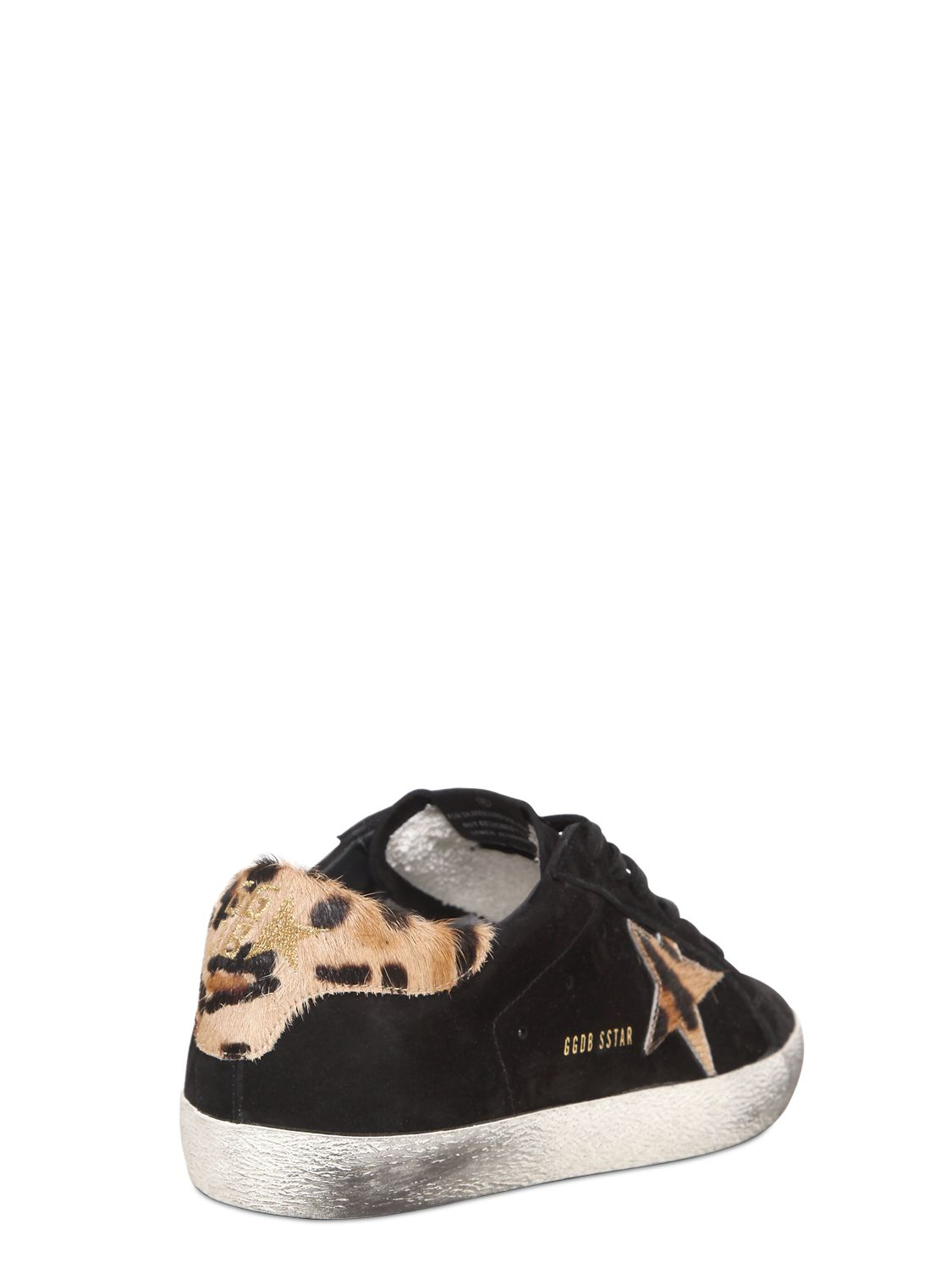 golden goose black leopard