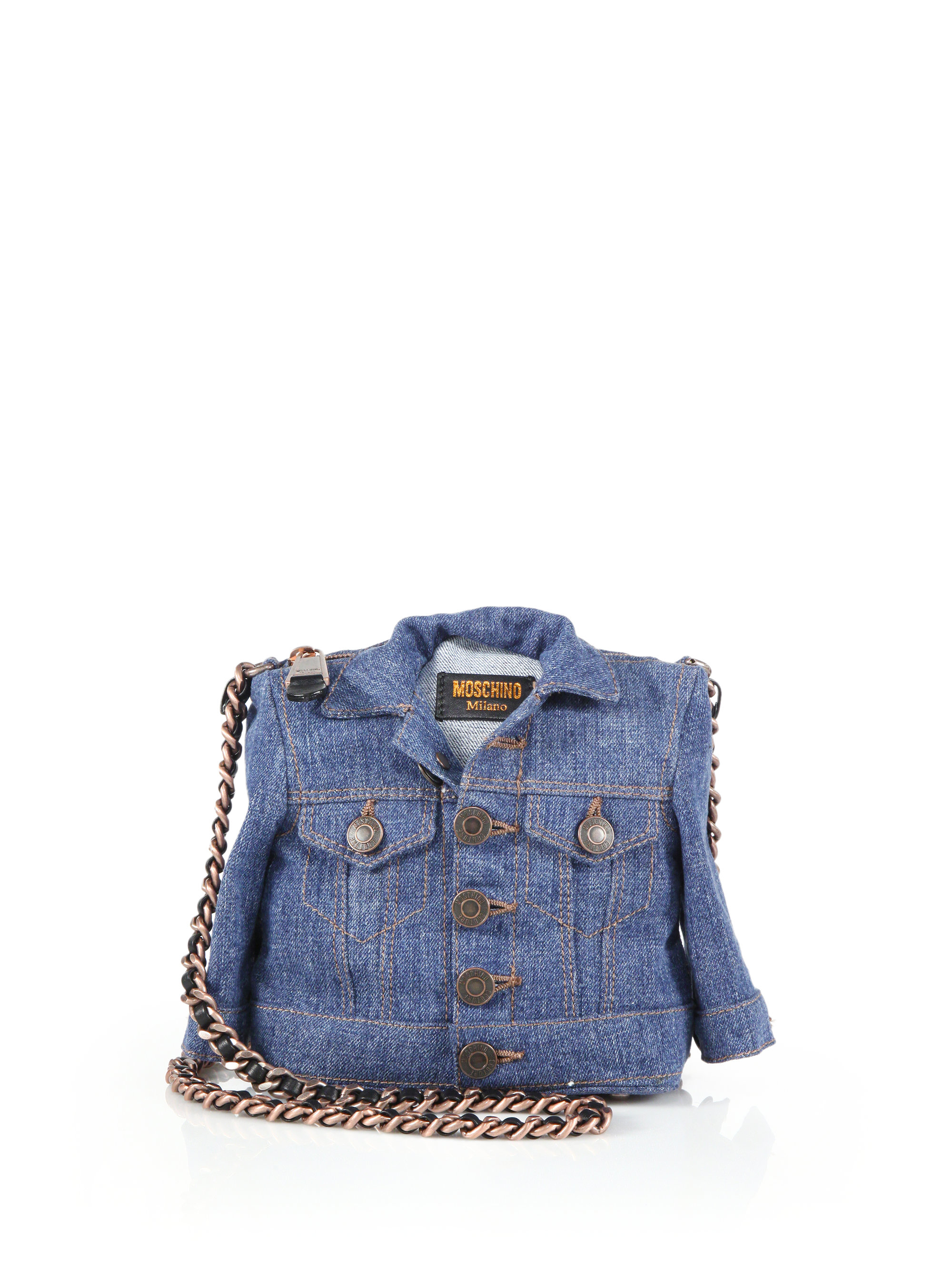 moschino denim bag