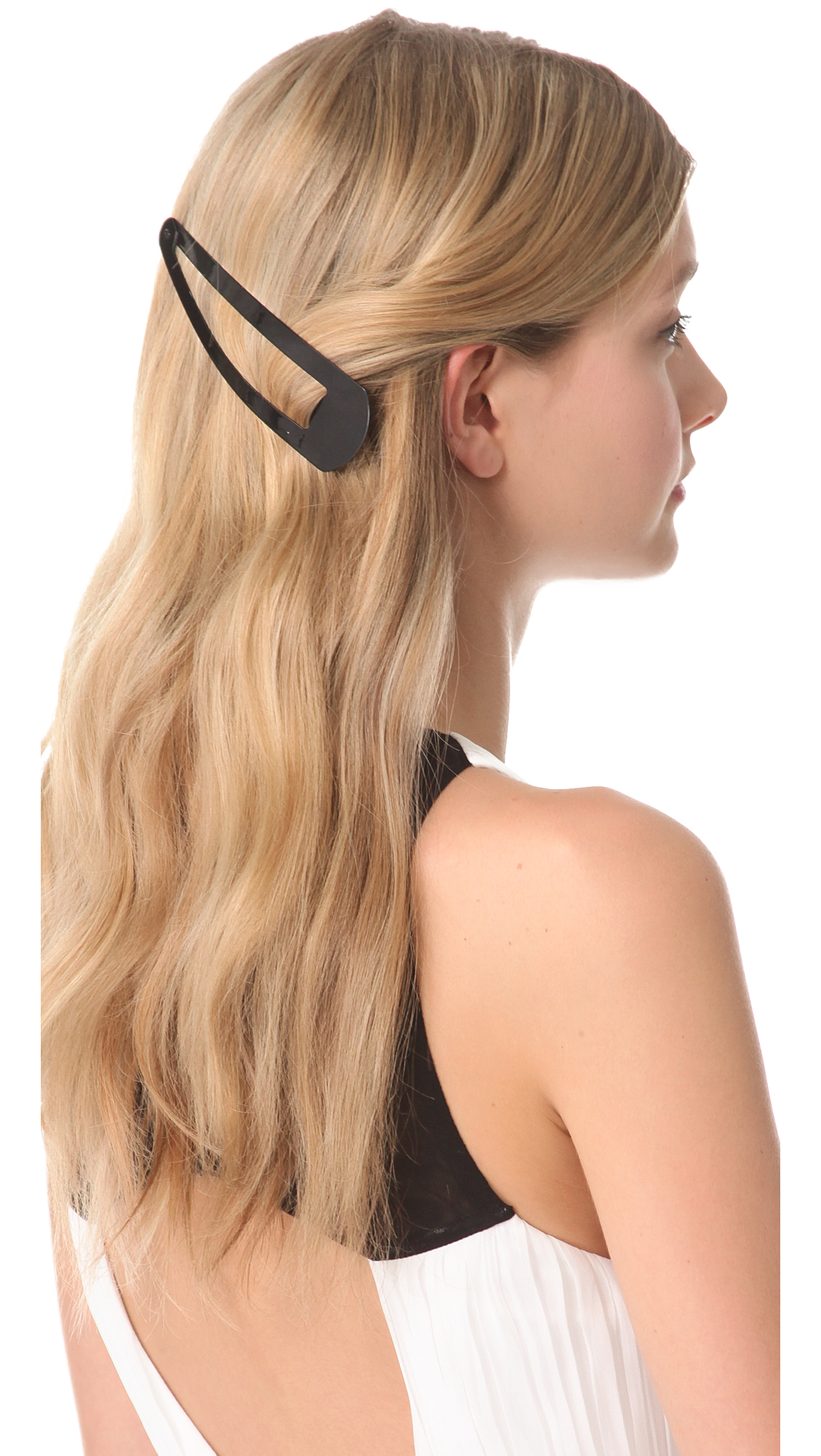 Adia Kibur Jumbo Hair Clips Black