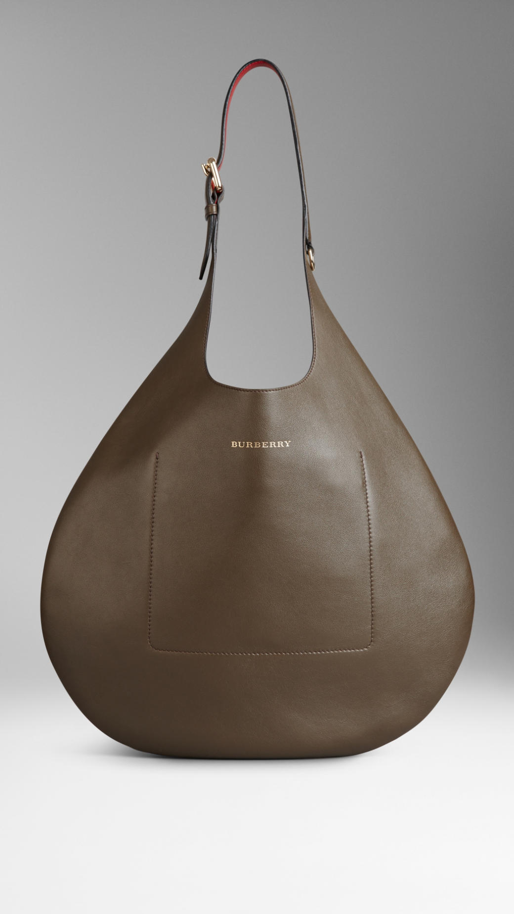 burberry leather hobo bag