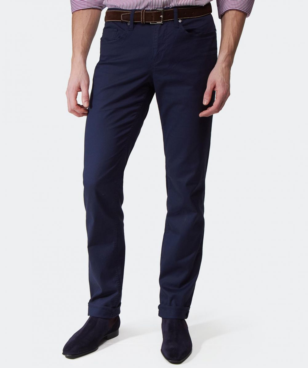 Cerruti 1881 Gabardine Jeans in Navy (Blue) for Men - Lyst