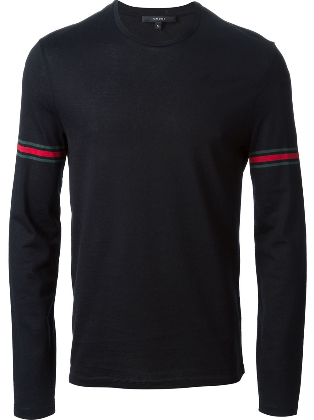 Gucci Long Sleeve T-Shirt in Black for Men | Lyst