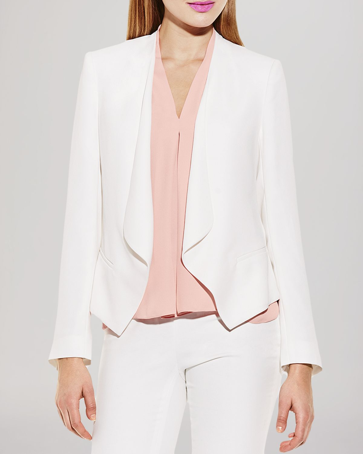 vince white blazer