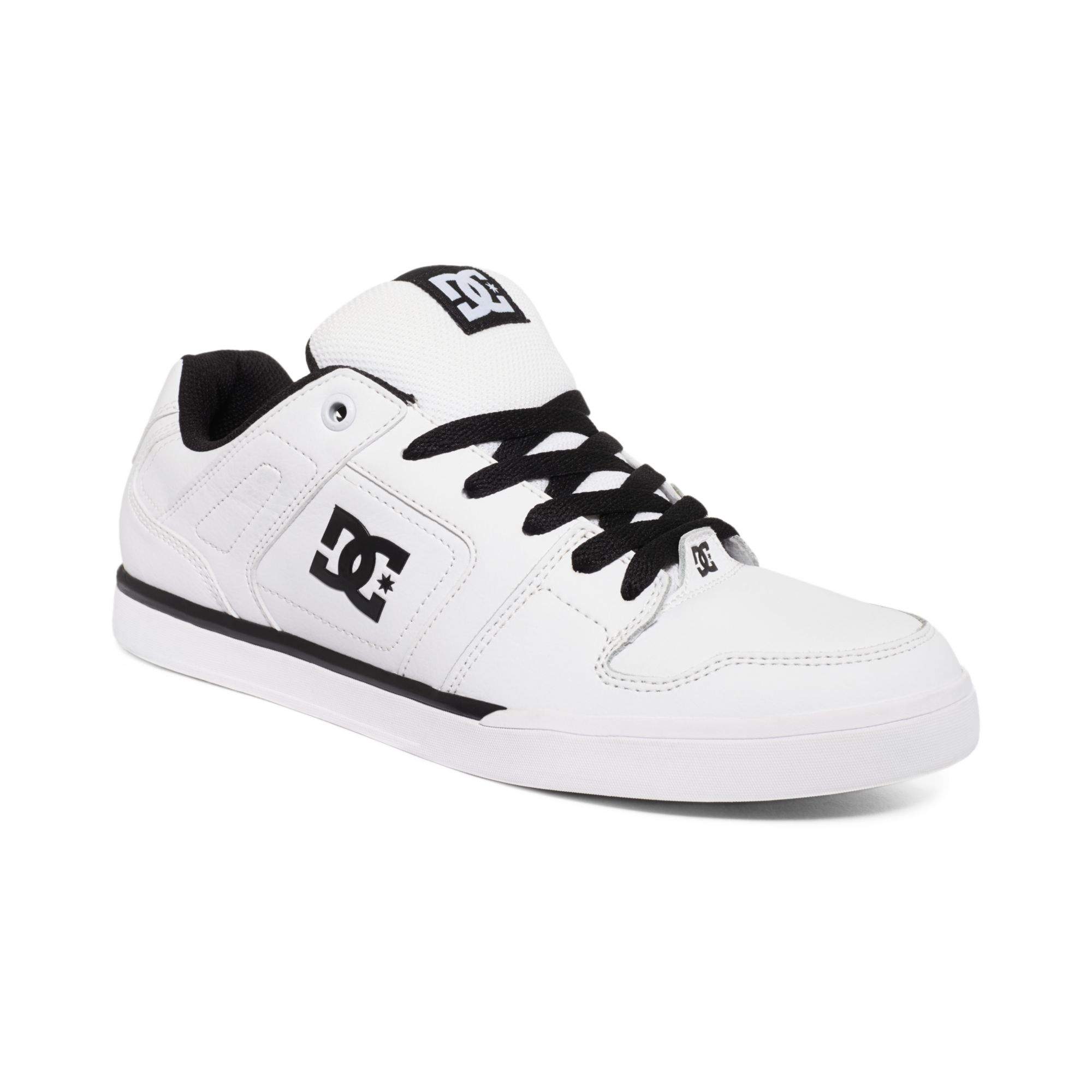 white dc sneakers
