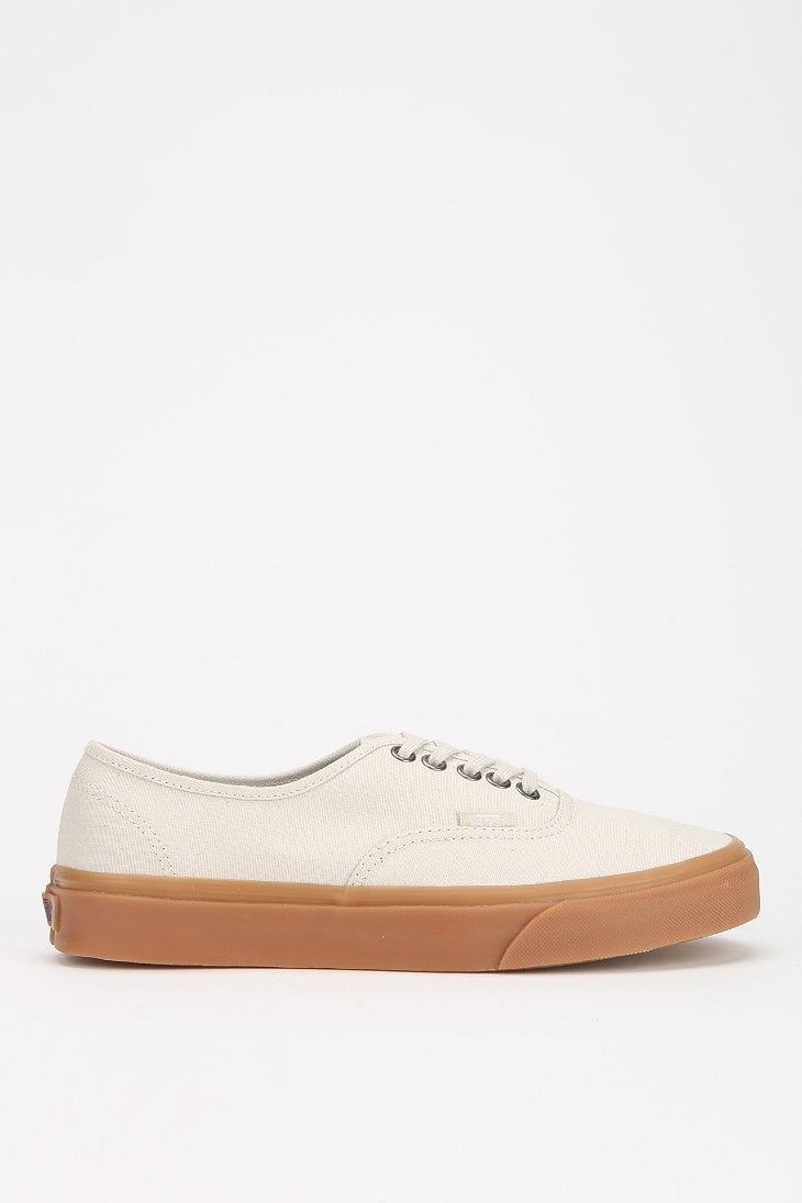 Vans Authentic Gum Sole Womens Lowtop Sneaker in Ivory - Lyst