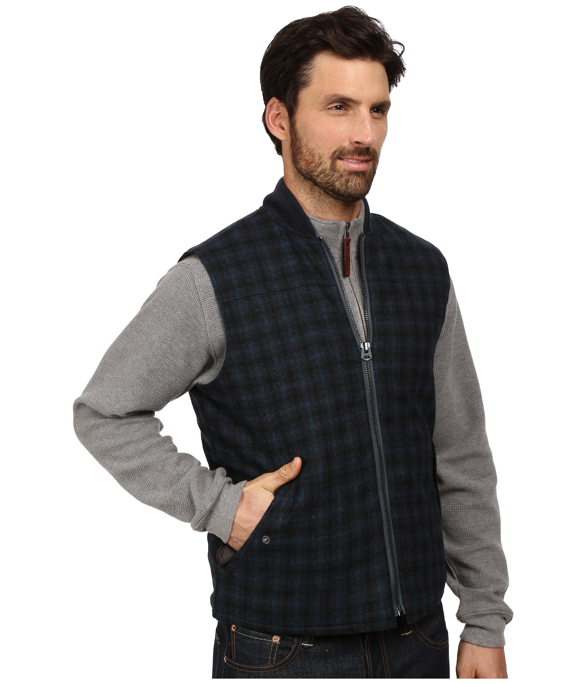 Woolrich Bear Claw Vest in Blue for Men Lyst